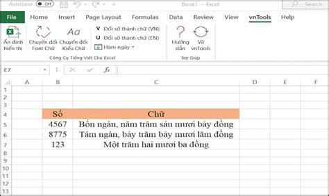 vntqls|vntools Chuyển Số thành Chữ trong Excel .